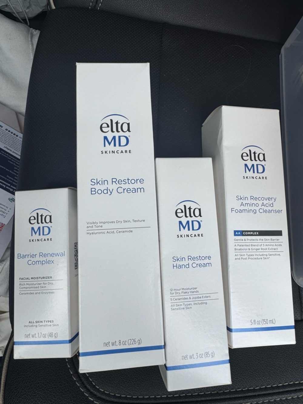 EltaMD White and Blue Skincare Set